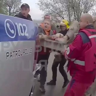 Опубликовано видео из Чернигова с раненым бойцом ВСУ
