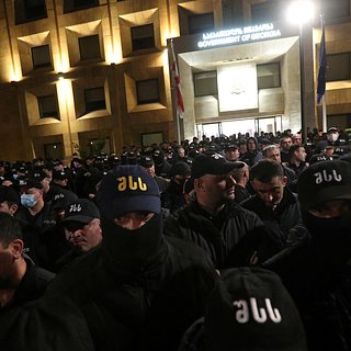 К зданию правительства Грузии направили дополнительные бригады полицейских