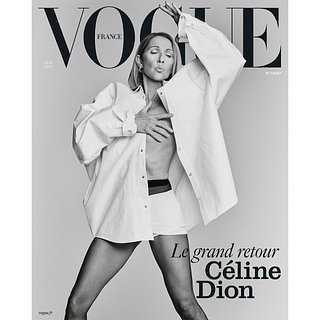 56-летняя Селин Дион оголила грудь в съемке для модного журнала