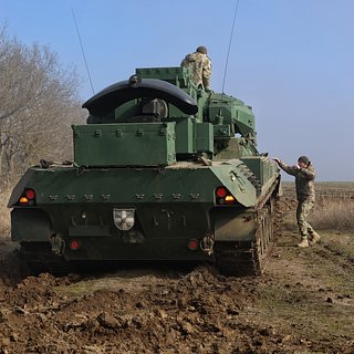 Немецкие зенитные установки Gepard заметили на румынско-украинской границе