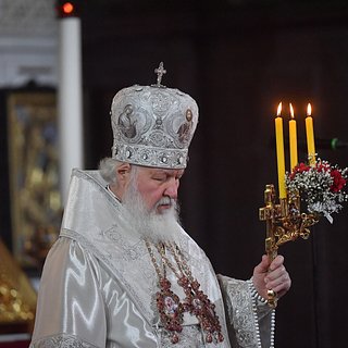 Патриарх Кирилл помолился о защите «священных пределов» России